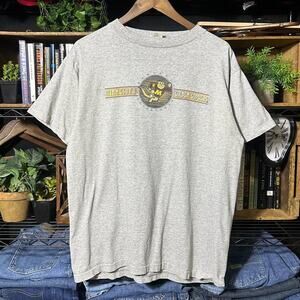 Vintage 90s Minnesota Gophers Tee Mens Large Grey College University Shirt